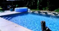 How will the temperature of a 16K gallon pool be affected by heating 250 gallons of it from 70 to 102 degrees?