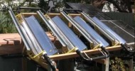 Tracking Parabolic Concentrator Solar Hot Tub Heater