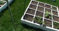 GreenFun: How to Build a Square Foot Garden Trellis System