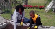 City Girl Gardener plants her spring organic garden, in her backyard, part 1.