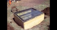 How to Dig and Install a Cold Frame