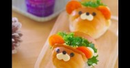 How to Make Bread Roll Hedgehog(キャラ弁の作り方　kyaraben idea)