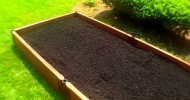 Raised Bed Organic Vegetable Gardening Planting With Deep Soil: Summer Gardens