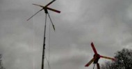 Home brew wind generator making power