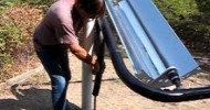 Parabolic Trough Solar Collector water heater 3