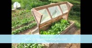 DIY Kitchen Garden Inspiration Build an Amish Cold Frame