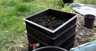 Harvesting Worm castings, Mixing Coco Coir, Seed Bed Composting Scraps.