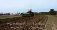 Rye Planting For High Ridge Spirits Using Mighty Grow Organic Fertilizer