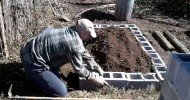 Raised bed garden for vegetables in 25 minutes