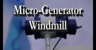 micro windmill / wind turbine with micro DIY PMG generator of www.Energy-Creator.com