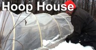 Cold Frame Hoop House Portable Greenhouse Setup : GardenFork.TV