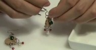 How to make Wine Cork & Bead Earrings